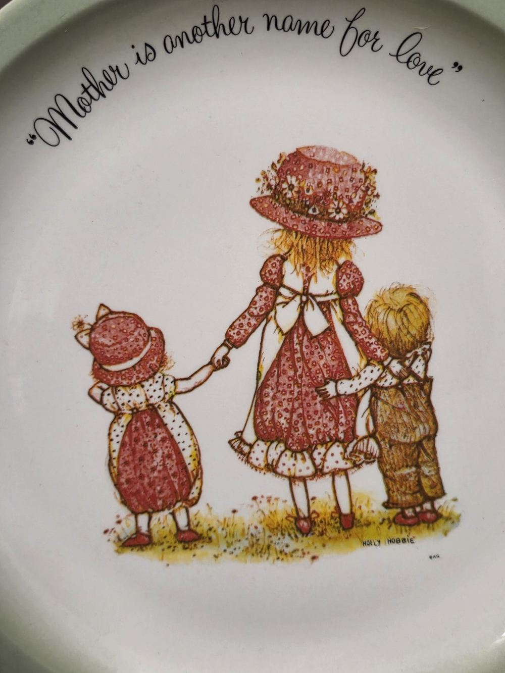 Holly Hobbie Plate Set – "Mother & Caring" Quotes Set Of 2 - Picture 7 of 9